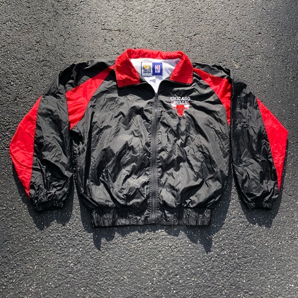 90s chicago bulls windbreaker